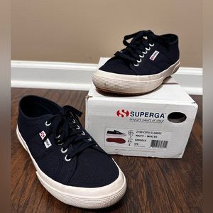 Superga 2750 Cotu Classic Navy Blue Size 39 1/2 or 8 1/2